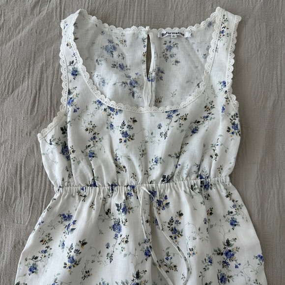 Reformation Moss Linen dress size 0 - Picture 4 of 5